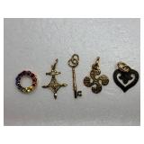 Collection of 5 Necklace Pendants ~ 5g