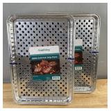 18 True Living BBQ Grill Foil Drip Pans 16.5" x 11.5" - Brand New