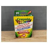 Crayola Epic Book of Awesome Coloring Book & Crayons 24-Pack - Brand New