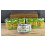 Viredelo Yarn Holder Dispenser for Crocheting - 6 Rolls Green Angora Yarn - Purple Paper Yarn - Brand New