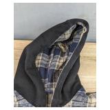 Hooded Plaid Shirt & Denim Jeans Set - Blue & Tan - Boys Size 2-3 Years - Brand New