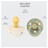 BIBS Colour 2 Pacifier Set Size 1 & Bottle Cap - Brand New