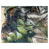 Animal Leaf Print Zip Up Camo Hoodie - Men