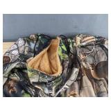 Animal Leaf Print Zip Up Camo Hoodie - Men