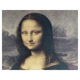 Mona Lisa Toilet Paper Canvas Poster 12" X 16" - Brand New