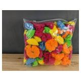 Zeyune 150 Pcs Butterflies, Marigold Flower Heads with Sticks - Brand New