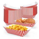 RMERVE Carnival Party 100 Paper Food Trays - Brand New