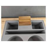 Hitseon Cup Holder Tray with Phone Holder - Brand New