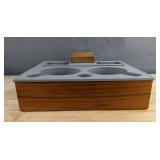 Hitseon Cup Holder Tray with Phone Holder - Brand New