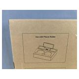 Hitseon Cup Holder Tray with Phone Holder - Brand New