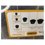 290 Round Nylon Plastic Hole Plugs - Brand New