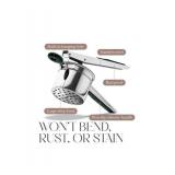 Bellemain 15 Oz Large Potato Ricer & Masher, Heavy-Duty Stainless Steel with 3 Interchangeable Discs - Brand New