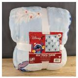 Disney Stitch Silk Touch Throw Blanket 60" x 70" - Brand New