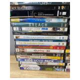 120 DVD Movie Collection - Mad Men, Oceans 12, The Break Up, True Blood, The Princess Bride, The Cat in the Hat, Shrek, 13 Going on 30, Santa Clause 2, Mean Girls, Beerfest, Muppet Treasure Island, Th