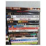 120 DVD Movie Collection - Mad Men, Oceans 12, The Break Up, True Blood, The Princess Bride, The Cat in the Hat, Shrek, 13 Going on 30, Santa Clause 2, Mean Girls, Beerfest, Muppet Treasure Island, Th
