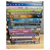 120 DVD Movie Collection - Mad Men, Oceans 12, The Break Up, True Blood, The Princess Bride, The Cat in the Hat, Shrek, 13 Going on 30, Santa Clause 2, Mean Girls, Beerfest, Muppet Treasure Island, Th
