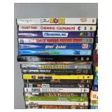 110 DVD Movie Collection - The Office, Simpsons, Hitch, Crystal Skull, Seabiscuit, Family Man, Planet Earth, Spider-Man 2, Indiana Jones, Home Alone, Monsters Inc *C