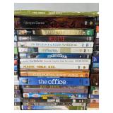 120 DVD Movie Collection - The Hunger Games, Lost, The Office, The Pink Panther, Pirates of the Caribbean, The Twilight Saga Breaking Dawn - Part 2, Aladdin II & III, Scooby-Doo, The Lord of the Rings