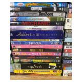 120 DVD Movie Collection - The Hunger Games, Lost, The Office, The Pink Panther, Pirates of the Caribbean, The Twilight Saga Breaking Dawn - Part 2, Aladdin II & III, Scooby-Doo, The Lord of the Rings