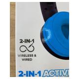 Altec Lansing 2-In-1 Active Noise Cancelling Kid Safe Headphones - Brand New