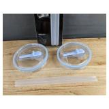 CamelBak Bottle Bite Valves & Straws with 2 Tumbler Straw Lids - Brand New