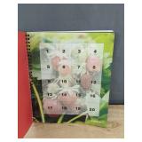 Brain Games Sticker by Number in the Garden, Find the Cat, Paint by Numbers & Design Originals Color Fun Coloring Book - New