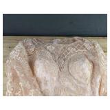 Lace Formal Pink Dress - Size 14 - Brand New