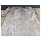 Lace Formal Pink Dress - Size 14 - Brand New