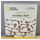 National Geographic Magnetic Marble Run - 75 Piece Set - Brand New