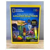 National Geographic Mega Science Series Amazing Reactions Chemistry Set - Brand New