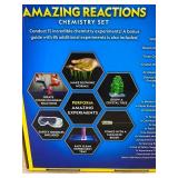 National Geographic Mega Science Series Amazing Reactions Chemistry Set - Brand New