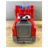 Mega Bloks Truck with Race Car and Ramp - New