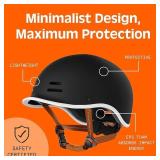 Retrospec Youth XS Bike Helmet, Matte Black - Brand New