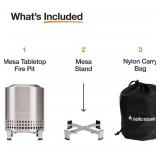 Solo Stove Mesa XL - Tabletop Fire Pit, Stand & Nylon Carry Bag - Brand New