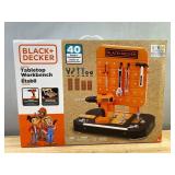 Black+Decker Junior Tabletop Workbench Toy - 40 Tools & Accessories - Brand New