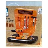 Black+Decker Junior Tabletop Workbench Toy - 40 Tools & Accessories - Brand New