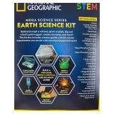 National Geographic Mega Science Series Earth Science Kit - Brand New