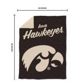 Iowa Hawkeyes NCAA Luxe Dreams Throw 60" x 80" Blanket - Brand New