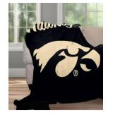 Iowa Hawkeyes NCAA Luxe Dreams Throw 60" x 80" Blanket - Brand New