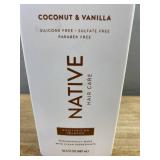 NATIVE Eucalyptus & Mint Body Wash and Coconut & Vanilla Moisturizing Shampoo - Brand New