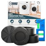 Anti Vibration Pads for Washing Machine with Tank Tread Grip and Level - 4 Pack - Brand New