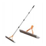 Stainless Steel Double-Sided Thatch Rake 15"W x 63"H - Brand New