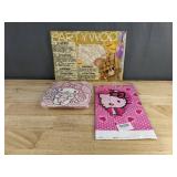 Cinnamaroll Party Supplies, Hello Kitty Plastic Table Cloth & Party Woo Balloons - Brand New