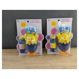 2 Sun Squad Baby Chick Bubble Blowers - Brand New