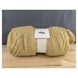 Threshold Studio McGee Tan Throw Blanket 60" x 50" - Brand New