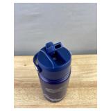 Blue Save the Sharks Insulated Water Bottle - Brand New
