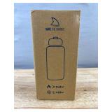 Blue Save the Sharks Insulated Water Bottle - Brand New