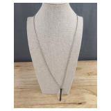 I Love You 3000 Pendant Necklace 24in Chain - 2in Extender - Silver Tone - Brand New