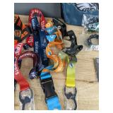 NFL Accessories - Patriots, Dolphins, 49ers, Bears, Eagles Pouch, Lanyards - Brand New