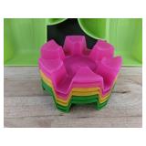 2 Cactus Chip and Dip Trays & 6 Taco Holders - Brand New